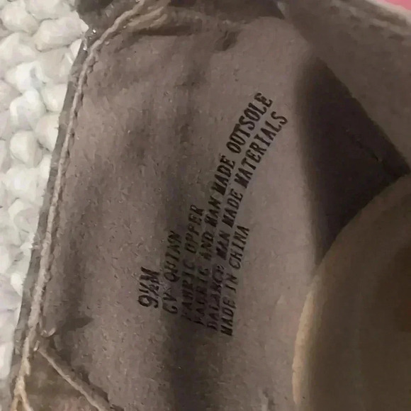 Gloria Vanderbilt Tan Lace Up Boots - Picture 7 of 7